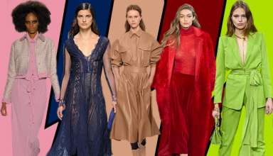 colori di moda tendenze milano fashion week autunno inverno 2017 2018