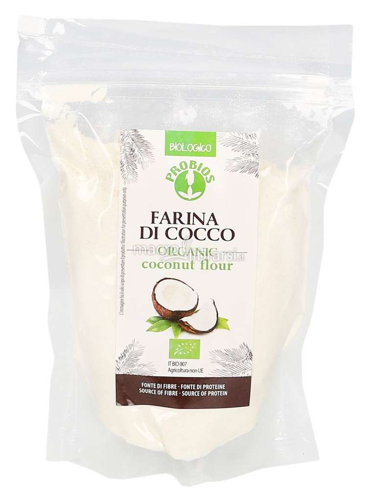 scrub di farina di cocco biologico Probios