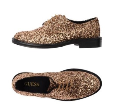 Scarpe stringate Sparkle Gold