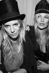 Sienna Miller e Kate Moss