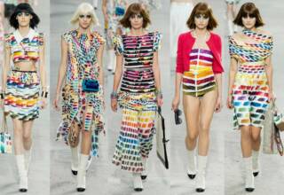 chanel rainbow paris fashion week rtw 2014