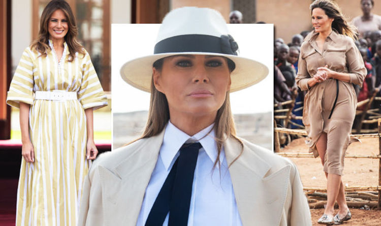 Melania Trump: Outfit in Africa