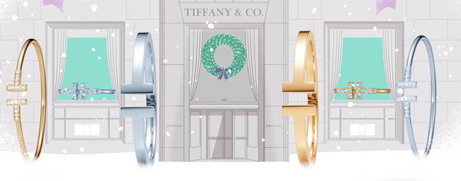 Gioielli Tiffany amp Co collezione Tiffany T Natale 2014