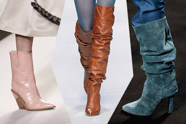 scarpe stivali tendenza alla moda autunno inverno 2018 2019