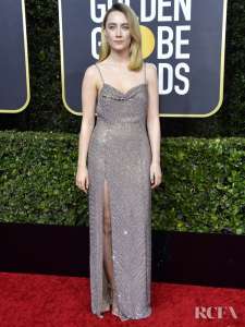 Saoirse Ronan In Celine 2020 Golden Globe Awards