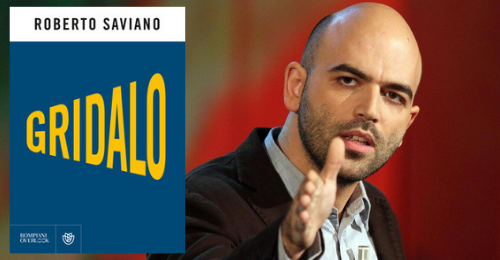 "Gridalo", il nuovo libro di Roberto Saviano