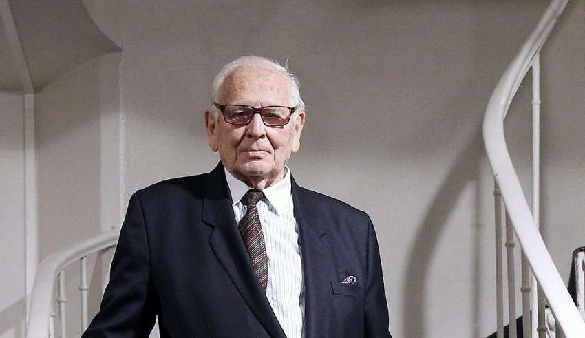 Pierre Cardin, una vera e propria colonna del mondo della moda