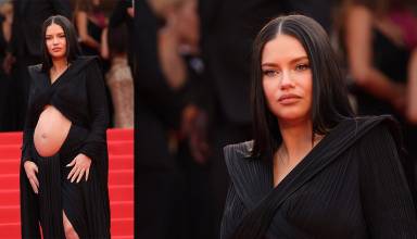 Festival di Cannes: il look prèmaman di Adriana Lima