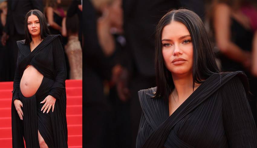 Festival di Cannes: il look prèmaman di Adriana Lima
