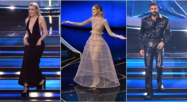 I look di Chiara Ferragni al Festival di Sanremo 2023